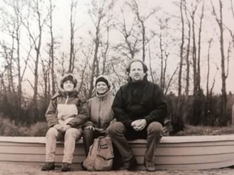 Mit Marta Hošt'&aacute;lkov&aacute; und Helga Eibl